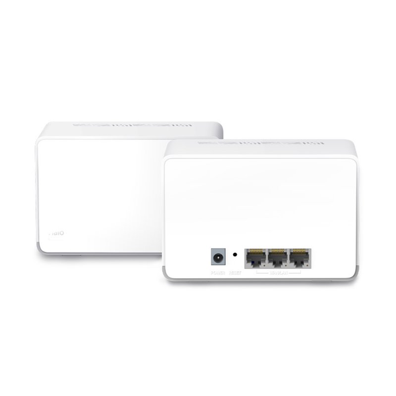 Mercusys HALO H70X (2-PACK) Bi-bande (2,4 GHz / 5 GHz) Wi-Fi 6 (802.11ax) Blanc 3 Interne