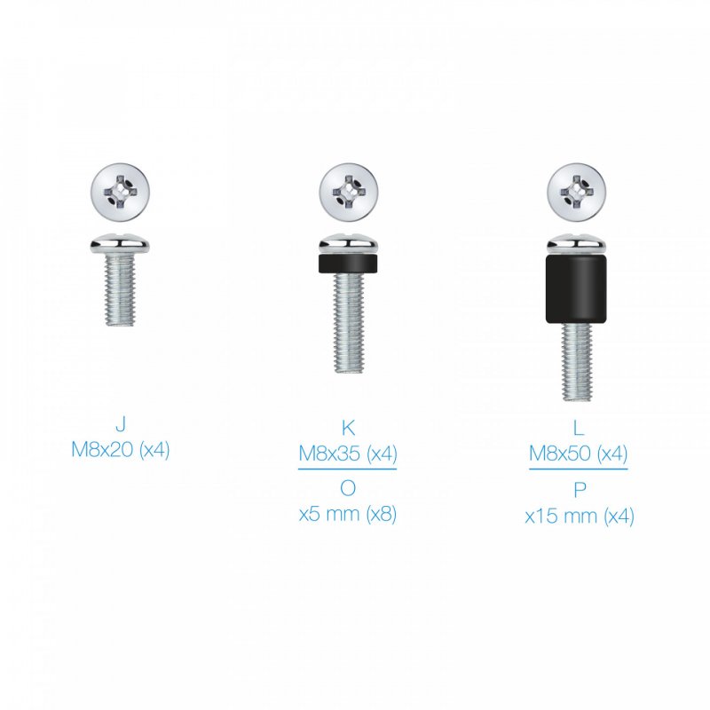 KIT TORNILLOS MONTAJE PANTALLAS TOOQ SSK4820