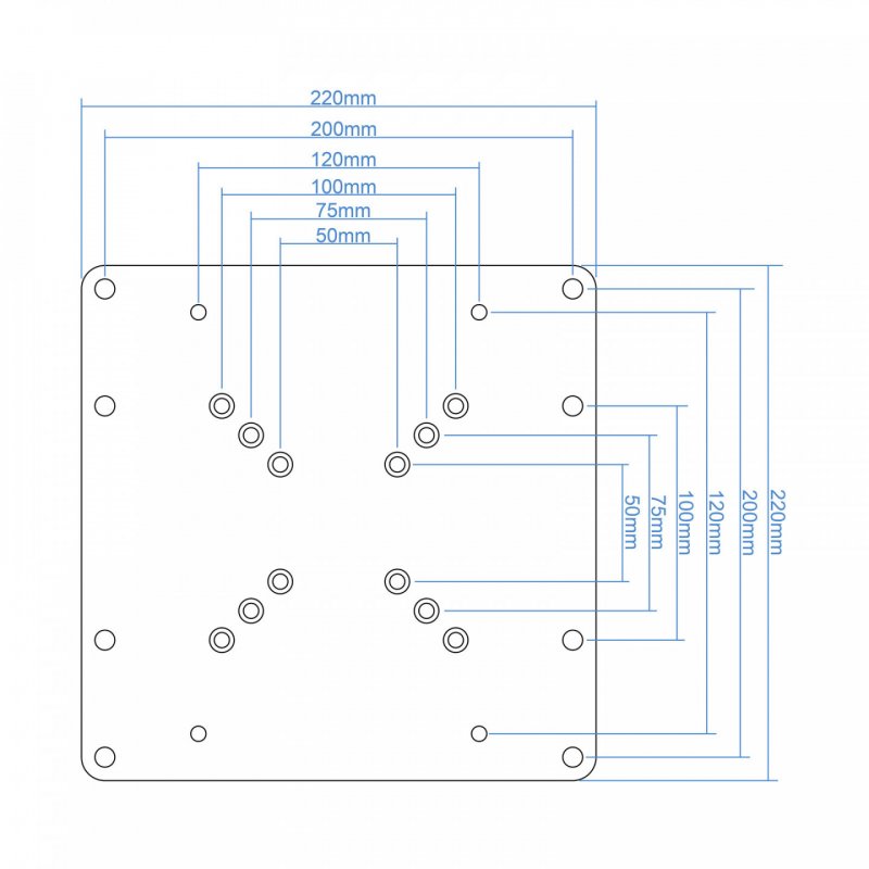 TooQ VMA0200-B accessoire de montage de TV