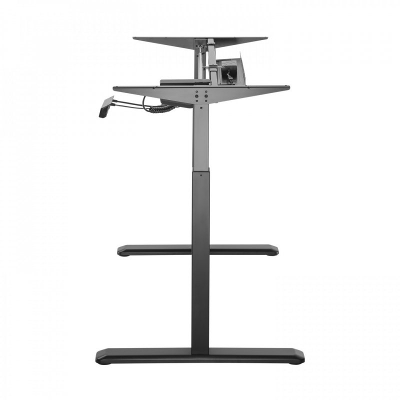AISENS DF01B-079 Cadre de bureau Electrique 2 pieds Noir