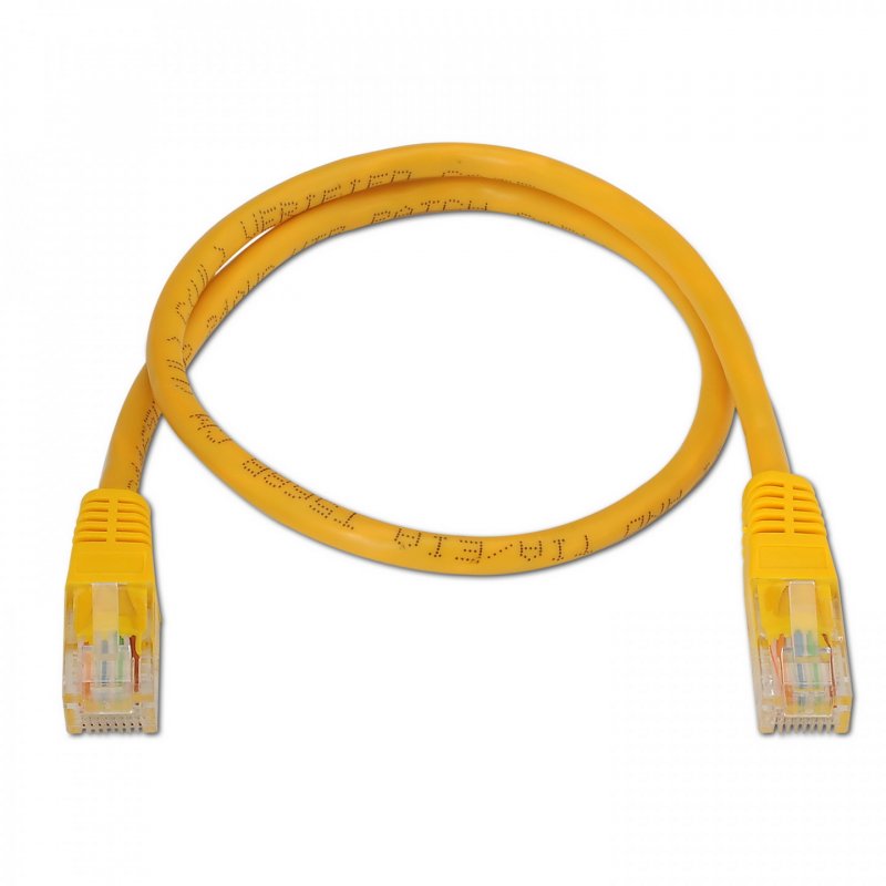 CABLE DE RED AISENS LATIGUILLO RJ45 CAT.6 UTP AWG24 AMARILLO 1.0M
