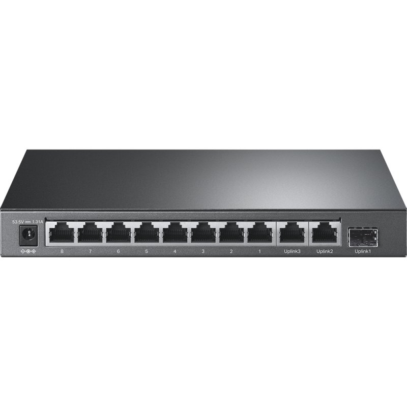 TP-Link 8-Port 10/100Mbps 3-Port Gigabit Desktop Switch with 8-Port PoE 