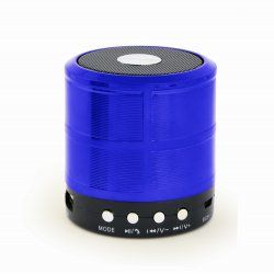 Gembird SPK-BT-08-B portable/party speaker Enceinte portable mono Noir, Bleu 3 W