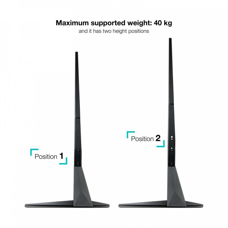 TooQ Desk stand for screens 23”-75”