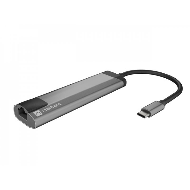 NATEC Fowler Go USB 3.2 Gen 1 (3.1 Gen 1) Type-C Acier inoxydable