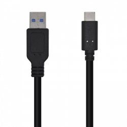 AISENS A107-0450 câble USB 1,5 m USB 3.2 Gen 2 (3.1 Gen 2) USB A USB C Noir