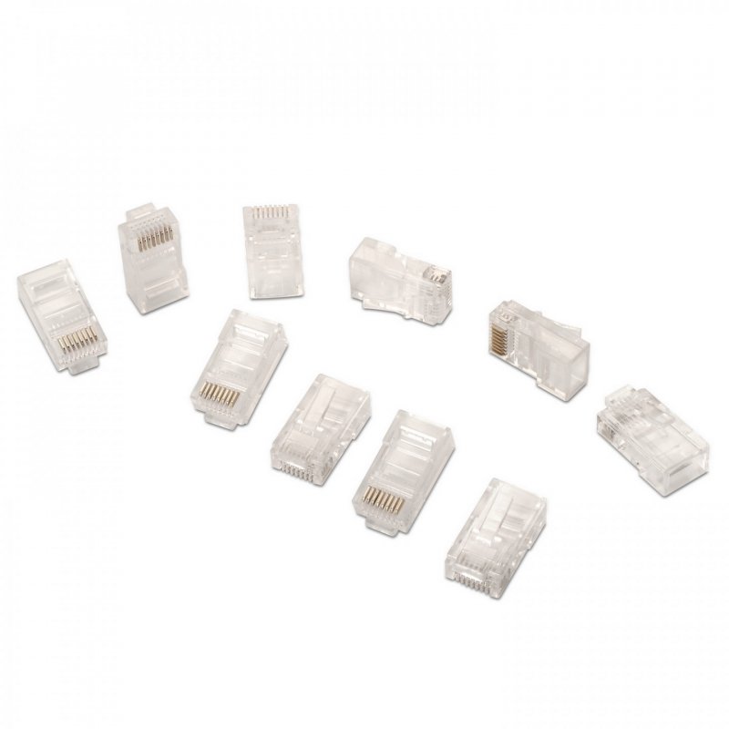 AISENS A139-0297 connecteur de fils RJ-45 Transparent