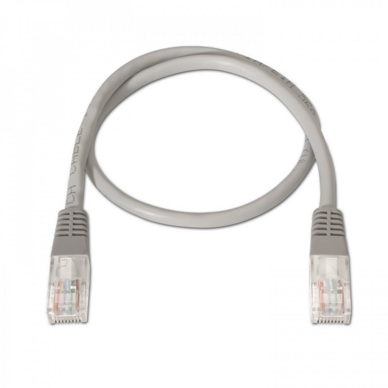 CABLE AISENSDE RED LATIGUILLO RJ45 CAT.5E UTP AWG24 GRIS 1.5M