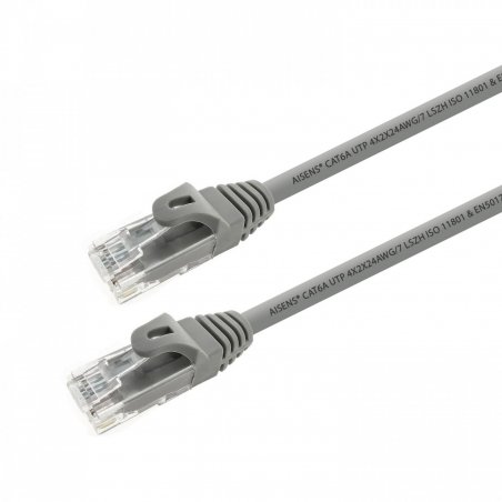 AISENS A145-0324 networking cable Grey 0.25 m Cat6a U/UTP (UTP)