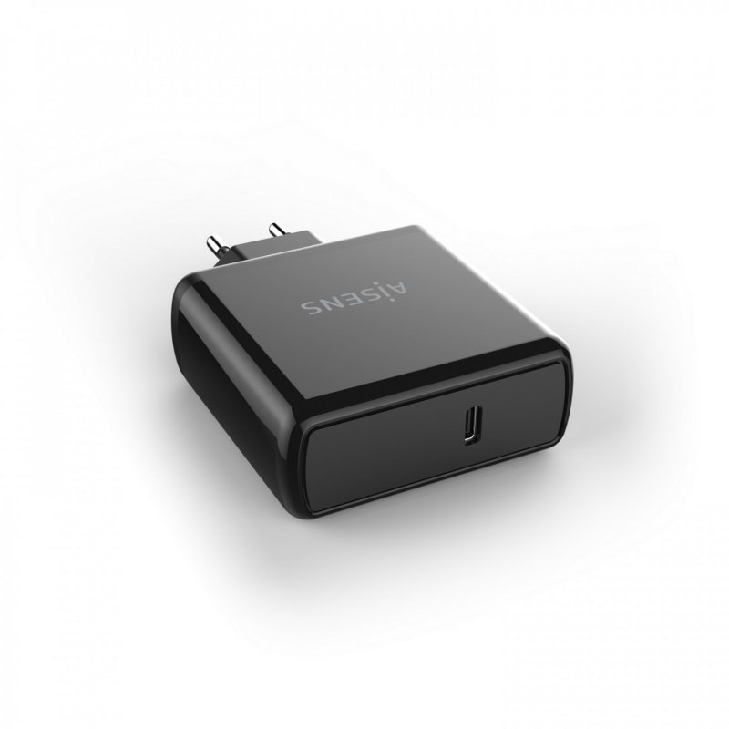 AISENS CARGADOR PD3.0 QC3.0 1 PUERTO 1XUSB-C 60W NEGRO