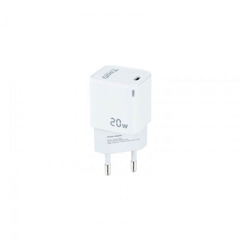 TooQ TQWC-PD20WT chargeur d'appareils mobiles Universel Blanc Secteur Charge rapide Intérieure