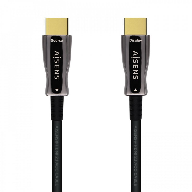 CABLE HDMI AISENS V2.1 OPTICO ACTIVO AOC 8K60HZ M/M 20M NEGRO