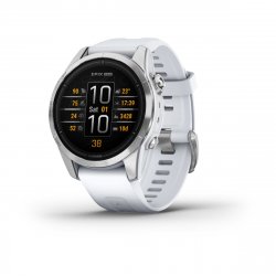 Garmin epix Pro (Gen 2) 3,05 cm (1.2") AMOLED 42 mm Numérique 390 x 390 pixels Écran tactile Argent Wifi GPS