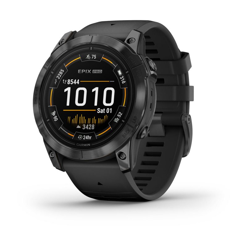 SMARTWATCH GARMIN EPIX PRO, 51, GLASS, SLTGRY SS, BLK