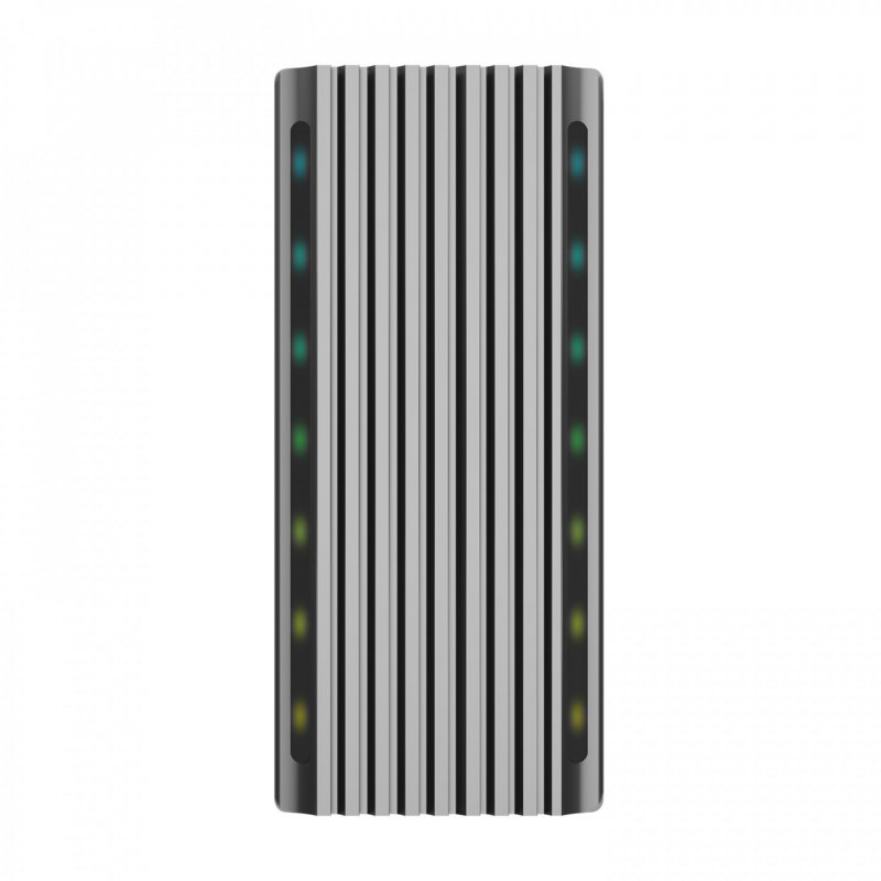 CAJA EXTERNA AISENS M.2 RGB GAMING SATA NVME A USB3.1 GEN2 GRIS