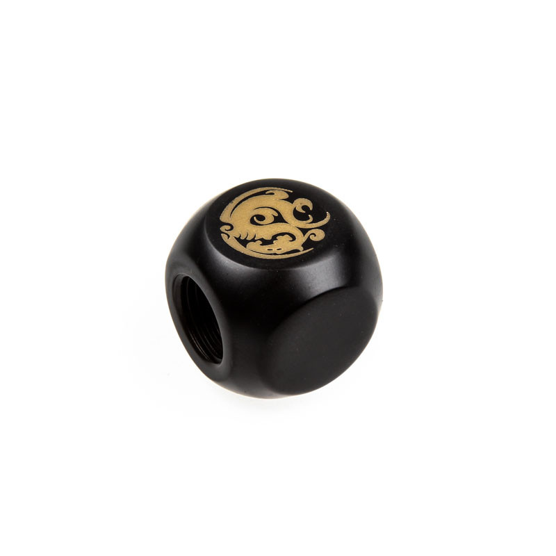 Bitspower Adapter T-Splitter 3x G1/4 Zoll IG - carbon schwarz