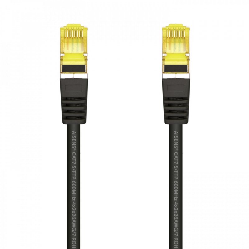 AISENS A146-0486 câble de réseau Noir 1 m Cat7 S/FTP (S-STP)