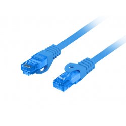 Lanberg PCF6A-10CC-0100-B câble de réseau Bleu 1 m Cat6a S/FTP (S-STP)