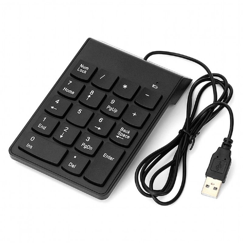 Gembird KPD-U-03 numeric keypad Laptop/PC USB Black