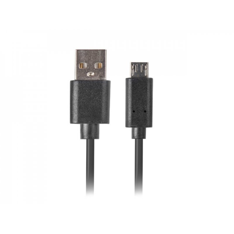 Lanberg CA-USBM-20CU-0010-BK câble USB 1 m USB 2.0 USB A Micro-USB B Noir