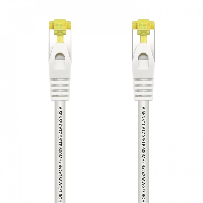 CABLE RED AISENS LATIGUILLO RJ45 LSZH CAT.7 SFTP PIMF 0.5M BLANCO