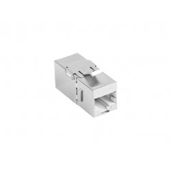 ADAPTADOR LANBERG CAT6 FTP HEMBRA THRU KEYSTONE RJ45 A RJ45, 90 GRADOS