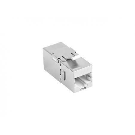 ADAPTADOR LANBERG CAT6 FTP HEMBRA THRU KEYSTONE RJ45 A RJ45, 90 GRADOS