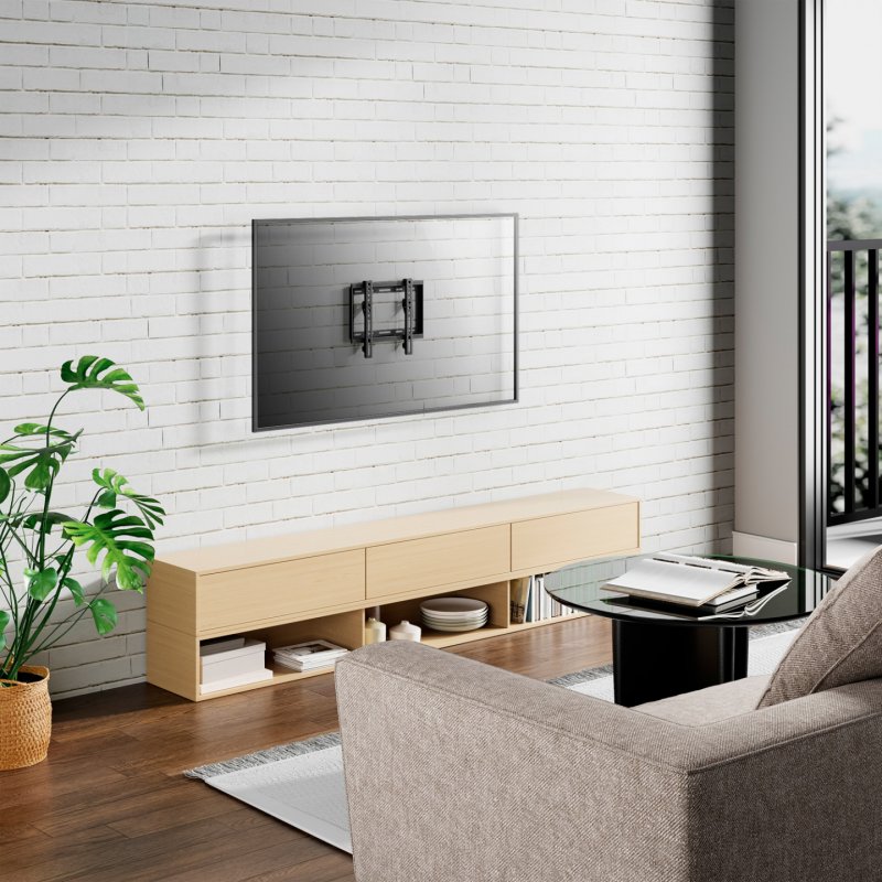 SOPORTE PARED AISENS ULTRA DELGADO PARA MONITOR TV 35KG DE 23"-42" NEGRO