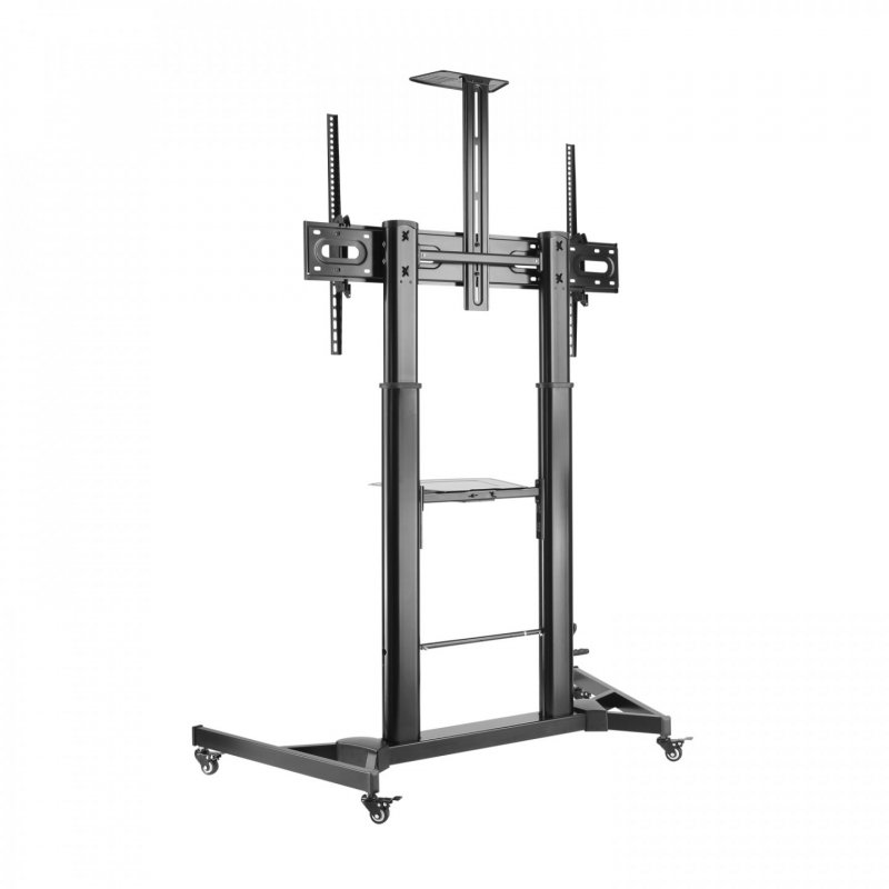 SOPORTE SUELO AISENS RUEDAS MANIVELA BANDEJA DVD CAMARA MONITOR 60-100