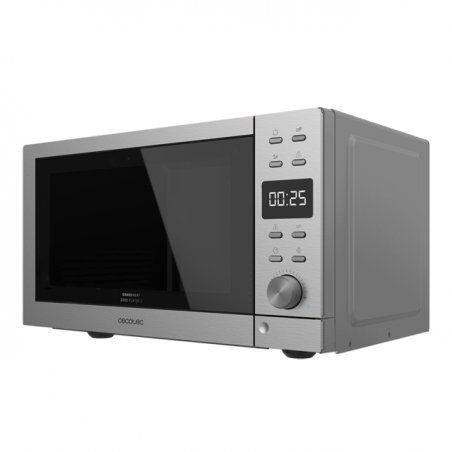 Cecotec 01398 microwave Countertop Solo microwave 20 L 700 W Black, Steel