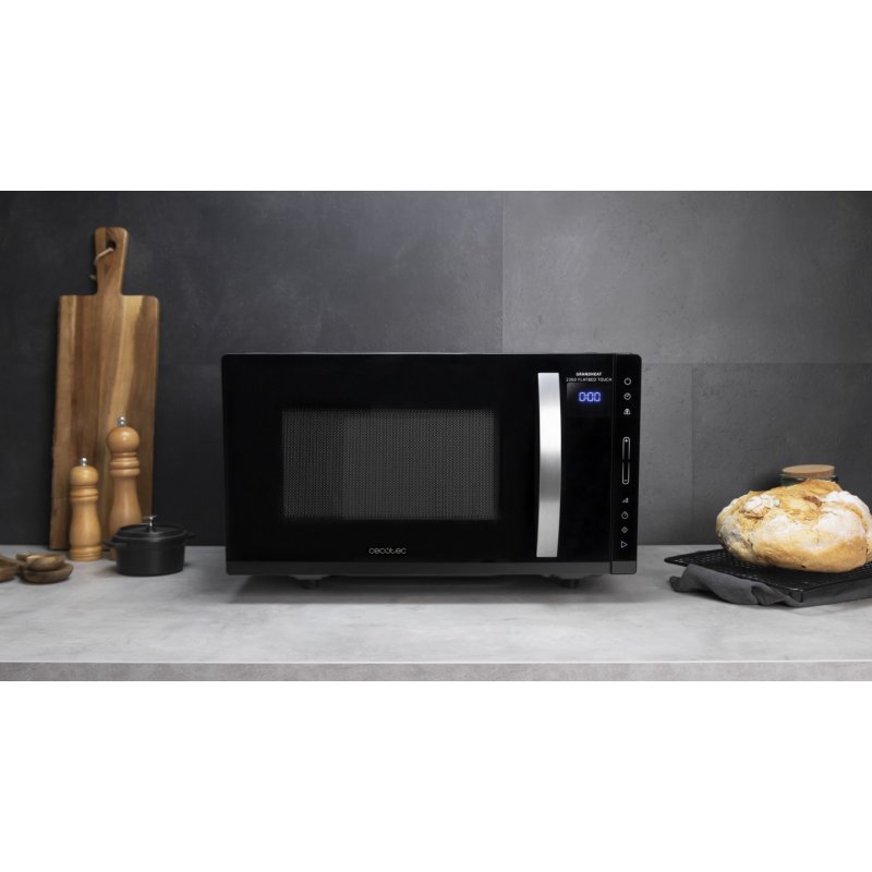 Cecotec GrandHeat 2300 Flatbed Touch Countertop Solo microwave 23 L 800 W Black