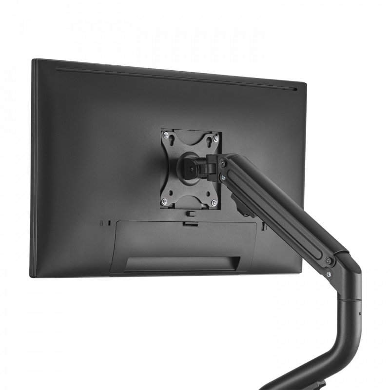 AISENS Table Support ECO Swivel and Tilt Counterweight for Monitor/TV 8Kg (3 Pivots, 1 Arm) from 17-32, Black