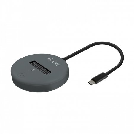 AISENS USB-C Dock M.2 (NGFF) ASUC-M2D014-GR SATA/NVMe to USB3.1 Gen2, Gray