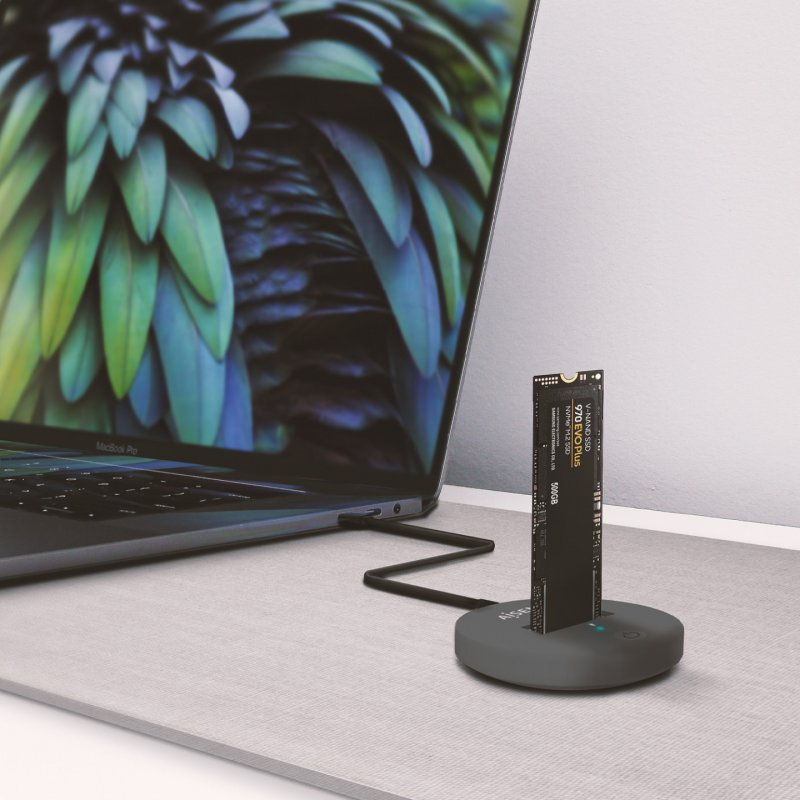 USB-C DOCK AISENS M.2 NGFF ASUC-M2D014-GR SATA/NVME A USB3.1 GEN2 GRIS