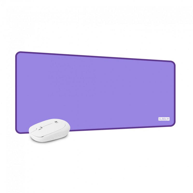 PACK SUBBLIM HARMONY MOUSEPAD XL WIRELESS MOUSE PURPLE