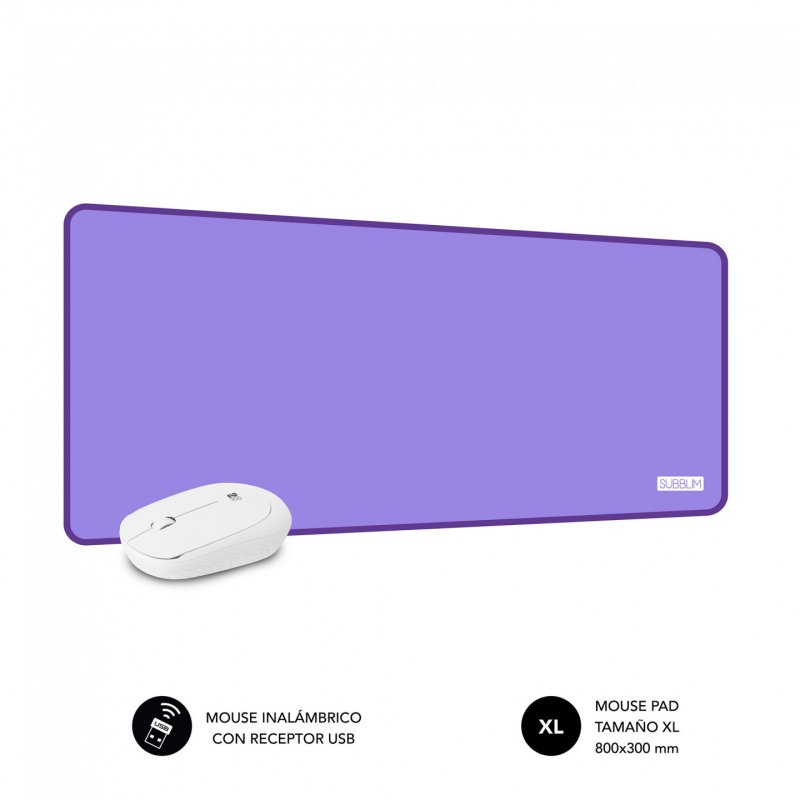 SUBBLIM SUBMP-03HP002 tapis de souris Violet