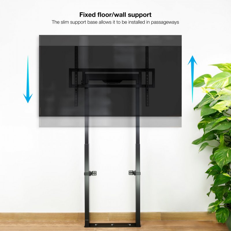 TooQ HIPERION Floor/Wall Securing Mount for 55"-100" Screens, Black