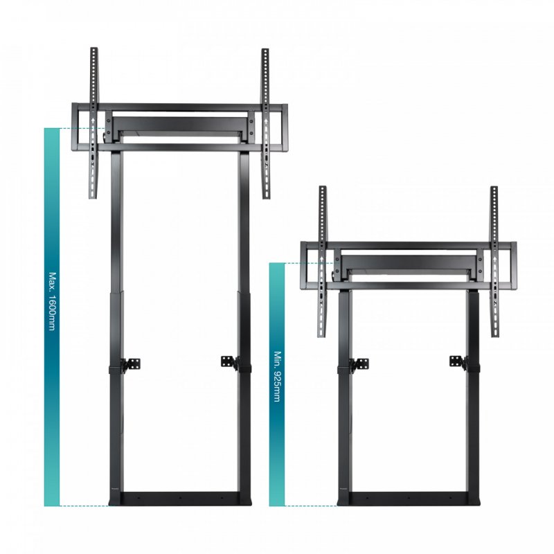 TooQ HIPERION Floor/Wall Securing Mount for 55"-100" Screens, Black