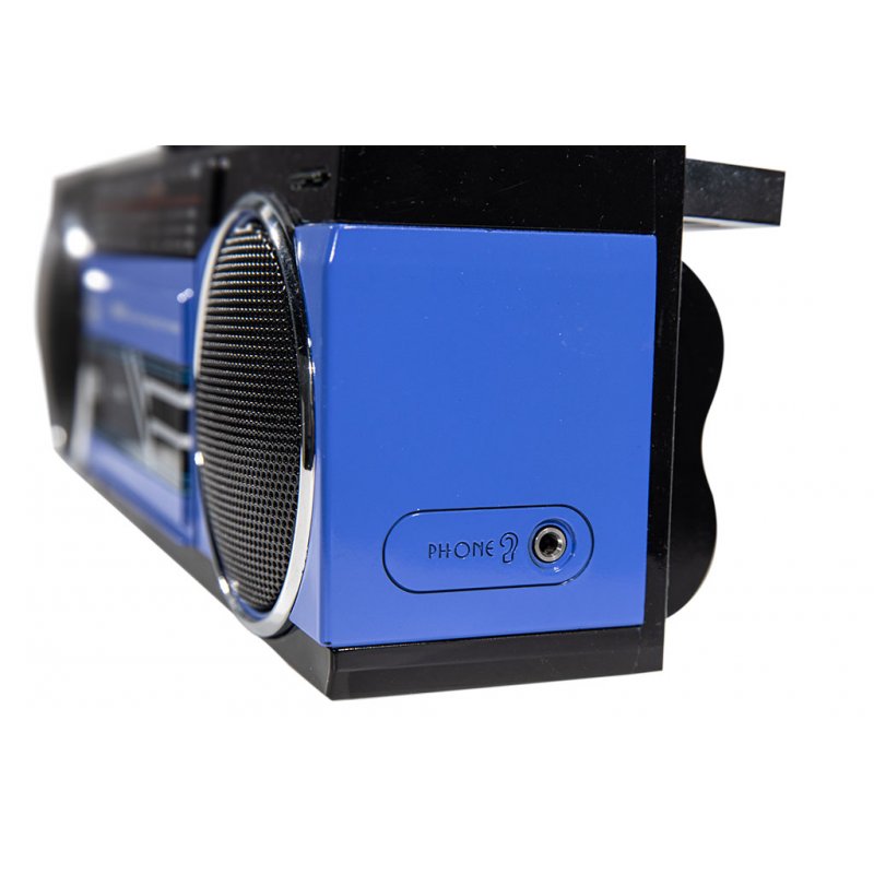 Trevi RR 501 BT Personnel Analogique Noir, Bleu