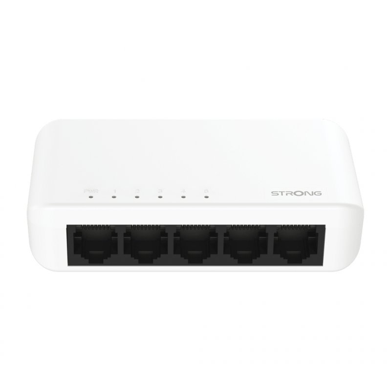 Strong SW5000P network switch Gigabit Ethernet (10/100/1000) White