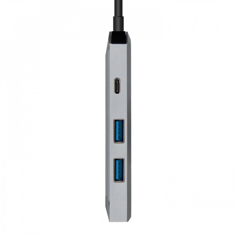 AISENS ASUC-4P002-GR station d'accueil Avec fil USB 3.2 Gen 1 (3.1 Gen 1) Type-C Gris