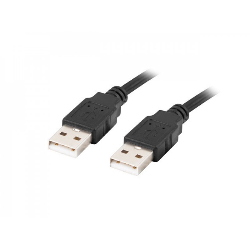 Lanberg CA-USBA-20CU-0005-BK USB cable 0.5 m USB 2.0 Black