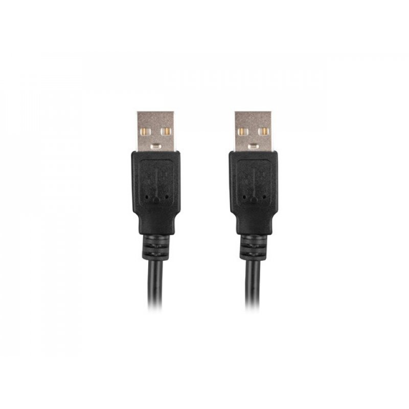 CABLE USB 2.0 LANBERG MACHO/MACHO 0.5M NEGRO