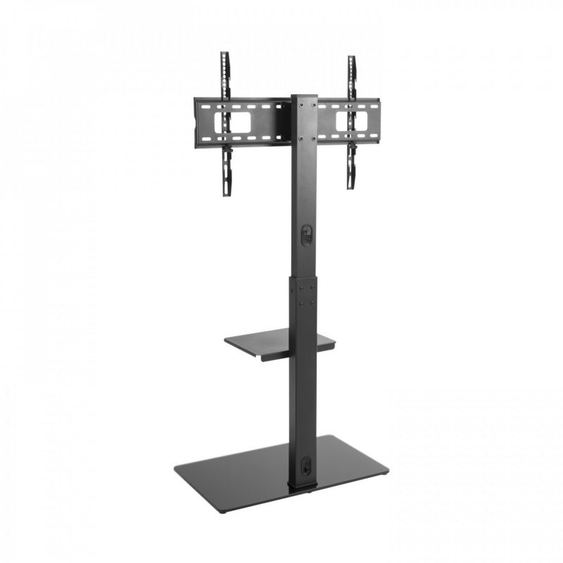 SOPORTE DE SUELO AISENS CON BANDEJA DVD 37"-70" 40KG