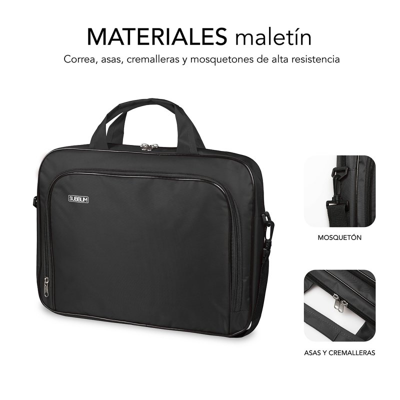 MALETIN SUBBLIM OXFORD LAPTOP BAG 11-12,5" BLACK