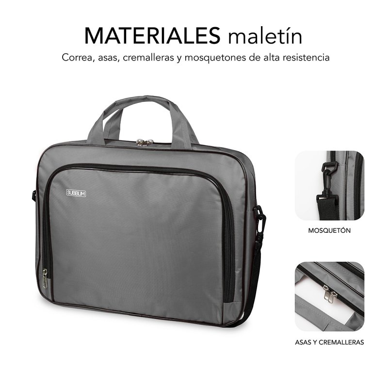 SUBBLIM SUB-LB-1OLB002 sacoche d'ordinateurs portables 31,8 cm (12.5") Sac Toploader Gris