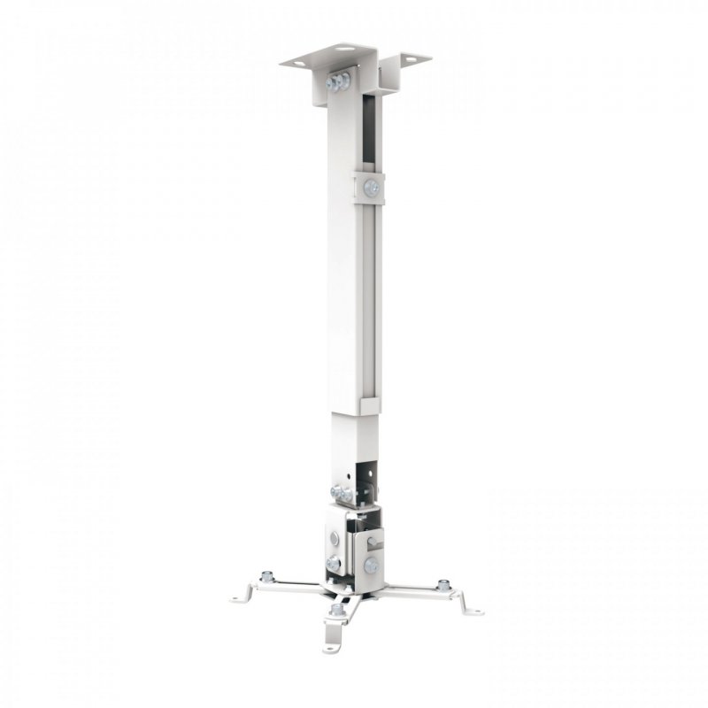 AISENS SOPORTE UNIV INCLINABLE EXTENSIBLE D TECHO PARED PROYECTOR 20KG BLANCO