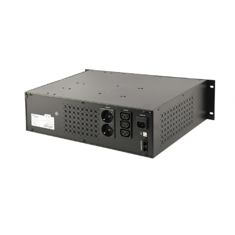 Gembird UPS-RACK-2000 uninterruptible power supply (UPS) Line-Interactive 2 kVA 1200 W 4 AC outlet(s)