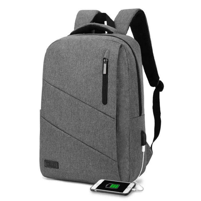 SUBBLIM City Backpack 39.6 cm (15.6") Grey