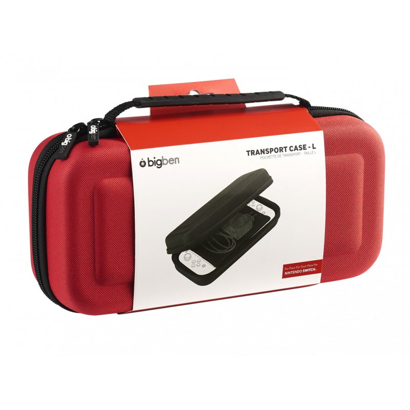 Bigben Interactive SWITCHPOUCHLRED portable game console case Cover Nintendo Red